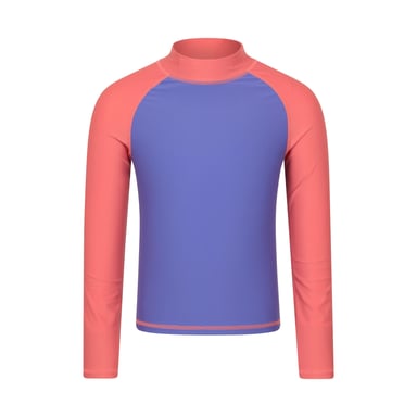 Mountain Warehouse Childrens/Kids Long-Sleeved Rash Top (Purple)