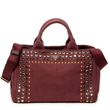 Medium Rhinestone Canapa Tote   schoudertas
