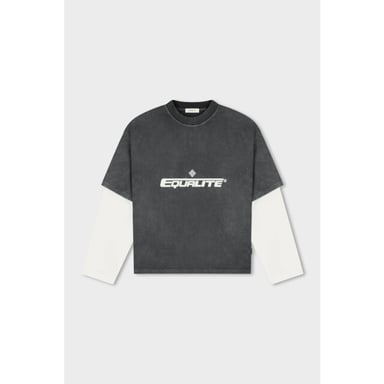Equalité Enzo double layer longsleeve tee washed