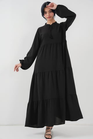 Maxi Dress with Bow Detail