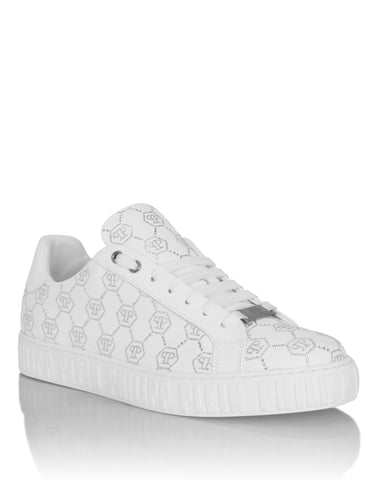 Low-Top Sneakers Carson Monogram Strass
