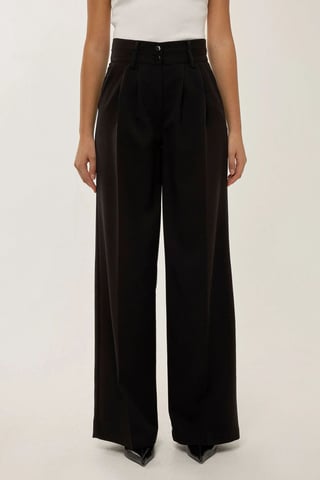 Wide Leg Double Waisted Pants
