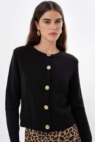 Geknoopte Gebreide Cardigan
