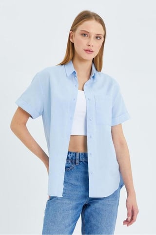 Short Sleeve Shirt with Pockets