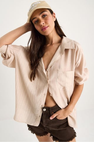 Buttoned Pocket Long Sleeve Shirt