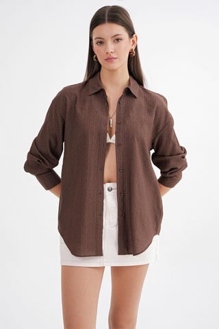 Relaxed Fit Poplin Shirt