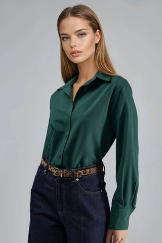 Button-Up Relaxed Fit Shirt