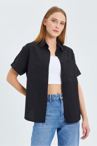 Short Sleeve Shirt with Pockets