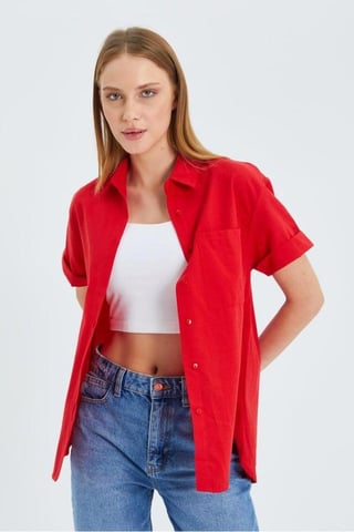 Short Sleeve Shirt with Pockets