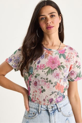 Transparent Crew Neck T-Shirt