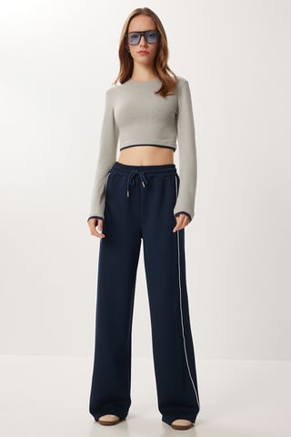 Regular Fit Cotton Knit Sweatpants