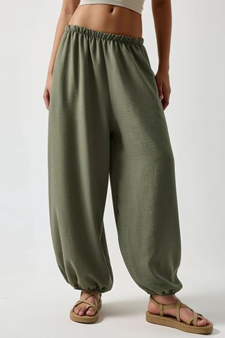 Low Waist Baggy Fit Jogger Pants
