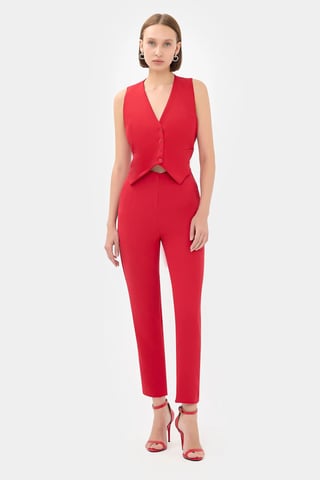 Hoge Taille Wortel Pas Broek