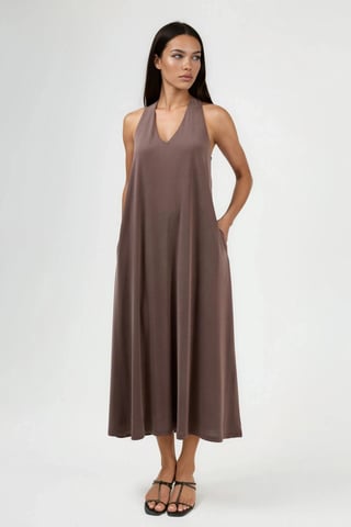 Halter Neck Modal Dress