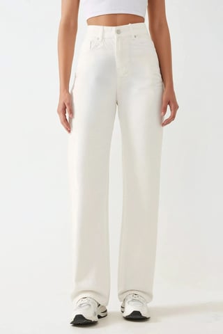 Höga midja raka jeans