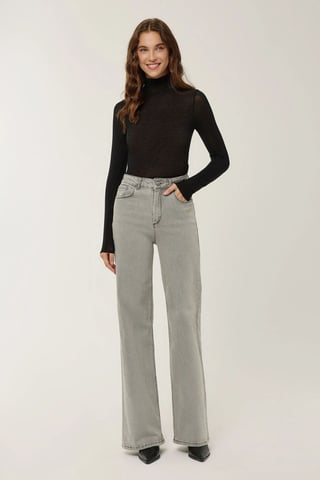 High Waist Wide Leg Jeans