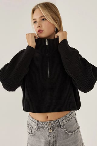 Ritkraag Crop Sweater