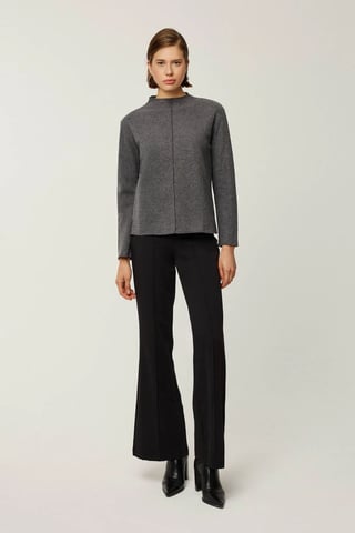 Half Turtleneck Knitted Top