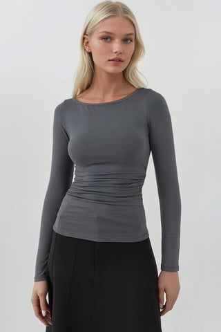 Soft Long Sleeve Fitted Top