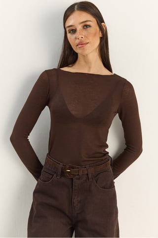 Cotton Transparent Blouse