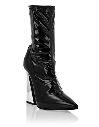 Boots High Heels Mid Iconic Plein