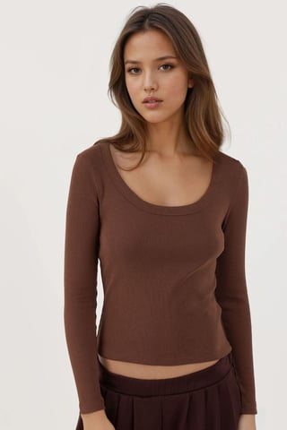 Basics bomullsmix T-shirt