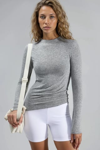 Long Sleeve Slim Fit Blouse