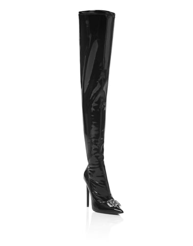 Boots Hi-Heels Overknees Gothic Plein
