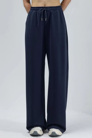Mid Waist Wide Leg Modal Pants