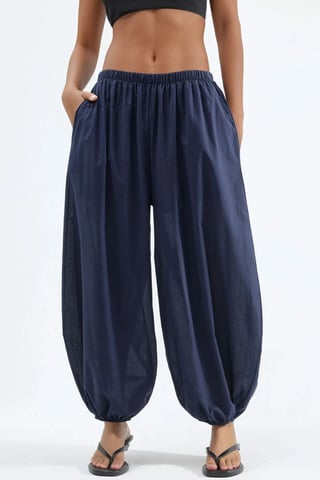 Elastic Waist Balloon Pants