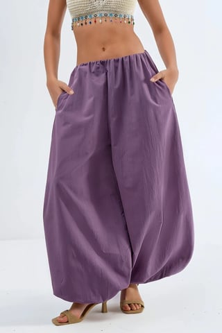 Elastic Waist Balloon Pants