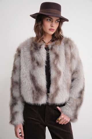 Faux Fur Jacket