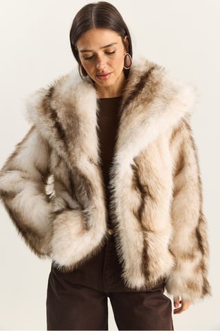 Oversized Faux Fur Coat