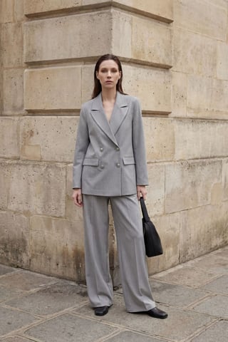 Buttoned Blazer Jacket