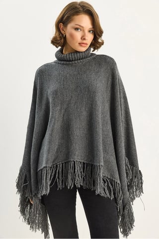 Turtleneck Poncho