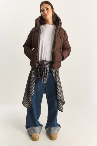 Hooded Puffer Coat