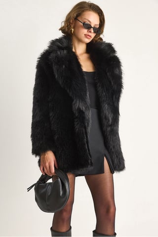 Faux Fur Coat