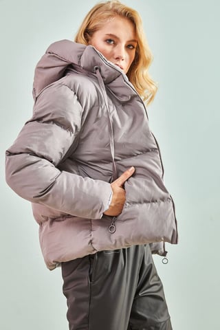 Hooded Puffer Coat