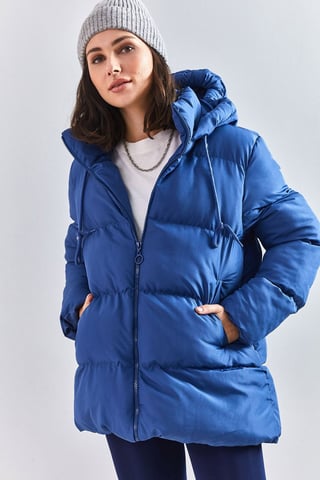Hooded Thick Puffer Down Coat