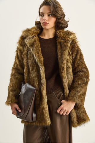 Faux Fur Coat