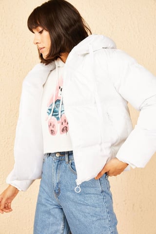 Hooded Puffer Coat
