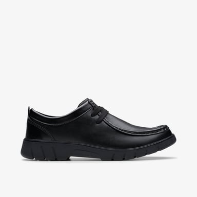 Branch Low Youth Black Leather