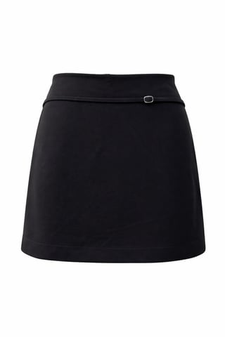 Hoog Taille Mini Rok met Ceintuur