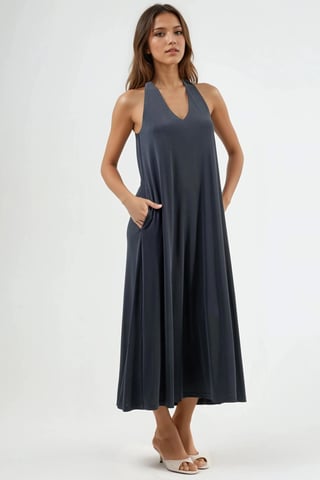 Halter Neck Modal Dress