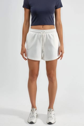 Elastic Waist Modal Shorts with Pockets