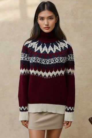 Turtleneck Knitted Sweater