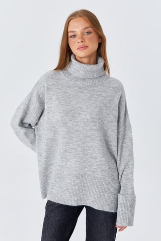 Thick Turtleneck Loose Fit Sweater