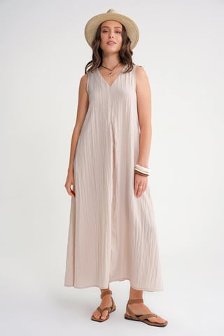 V-Neck Maxi Dress