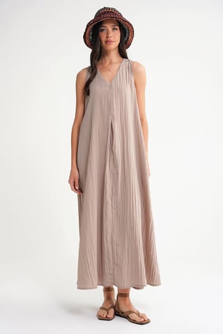 V-Neck Maxi Dress