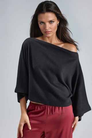 Loose Fit Knit Blouse